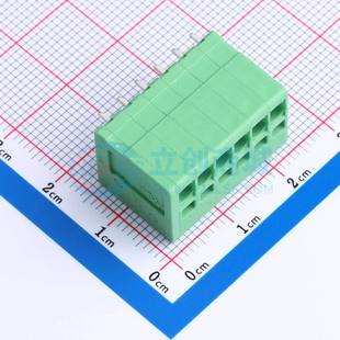 插件 35006G01 P=3.5mm 1x6P 绿色 弹簧式 直插 接线端子JL271V