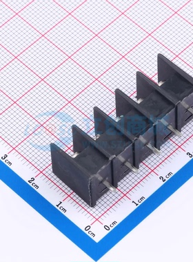 栅栏式接线端子D76225C-5P0B36 插件7.62mm