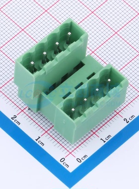 插拔式接线端子KF2EDGVTC-5.0-2*4P插件5mm