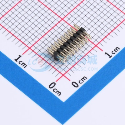排针 A100M01-0B18P51-H10A20 插件,P=1mm 2x9P 方针 双排 原装正