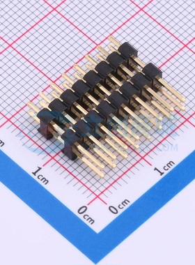 排针 X6522WV-2x08H-C60D30-E80 插件,P=2.54mm 2x8P 方针 原装正