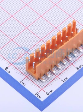 插拔式接线端子KF2EDGJR-3.5-9P 弯插3.5mm 1x9P 板端/插座-开口