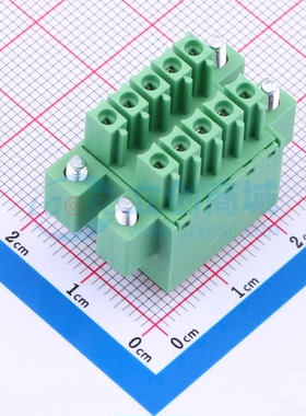插拔式接线端子JL15EDGKNHCM-35005G01 P=3.5mm 插头 螺丝固定