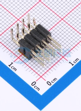 排针 P125-2204A0CR155B1 弯插,P=2.54mm 原装正品