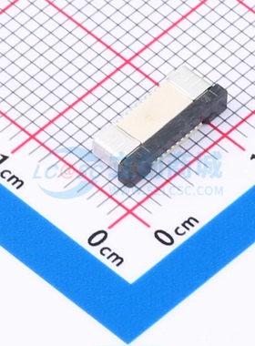 连接器BTC05202-100R-0WLW SMD,P=0.5mm,卧贴 10P 抽屉式 下接