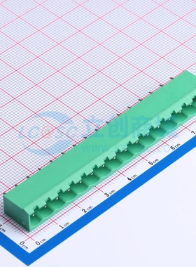插拔式接线端子MX2EDGVC-5.08-16P-GN01-Cu-A插件5.08mm 1x16P 板