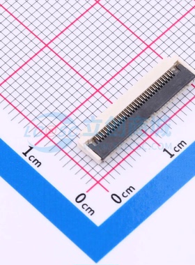 连接器GT-F0512SR18-30S0101 SMD,P=0.5mm,卧贴 30P 翻盖式 下接