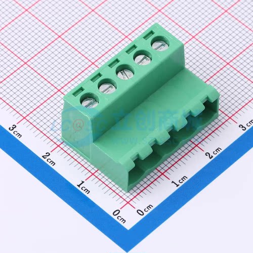 插拔式接线端子MX2EDGRK-5.08-05P-GN01-Cu-Y-A P=5.08mm 1x5P 5P