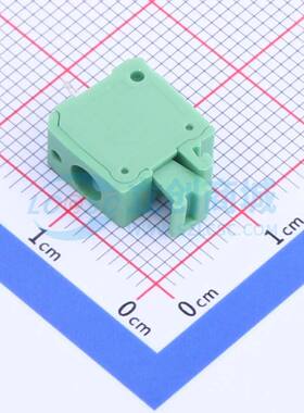 弹簧式接线端子KF236-5.0-1P 插件,P=5mm 1x1P 绿色