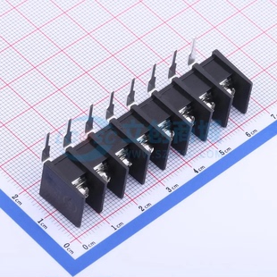弯插7.62mm 栅栏式 7.62 1x8P弯针 接线端子KF25R