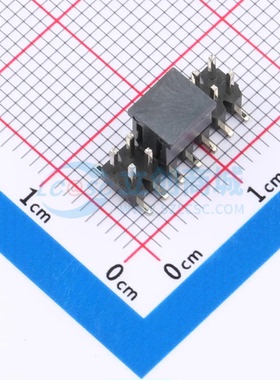 排针 A200US-WS07P-PC075 SMD,P=2mm 2x7P 方孔 双排 原装正品