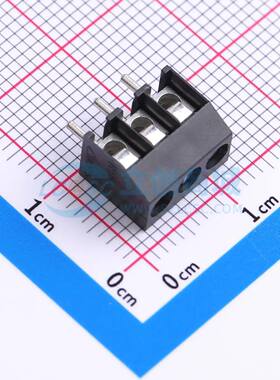 螺钉式接线端子31059103 插件,P=3.5mm 直插 黑色