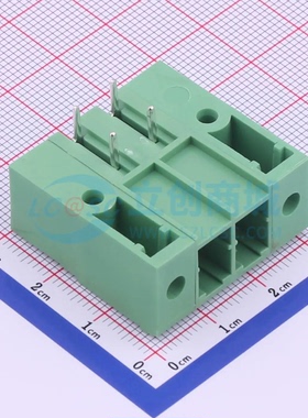 插拔式接线端子KF2EDGSRM-7.62-2P 弯插7.62mm 1x2P 板端/插座-闭
