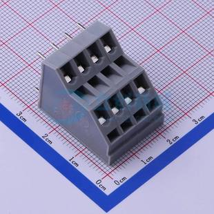 插件 弹簧式 2X4P 5.0 P=5mm 接线端子KFM736