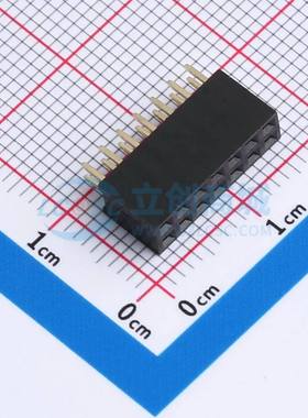 排母 B20020230-14PB0513-H64C28 插件,P=2mm 2x7P 方孔 电子元器