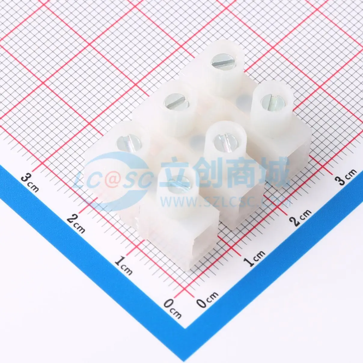 栅栏式接线端子323-HDS/03 - 2x3P 无引脚