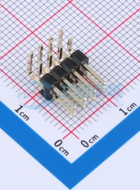 排针 GPHB201-0402A001R1BA 弯插,P=2.54mm 2x4P 方针 原装正品