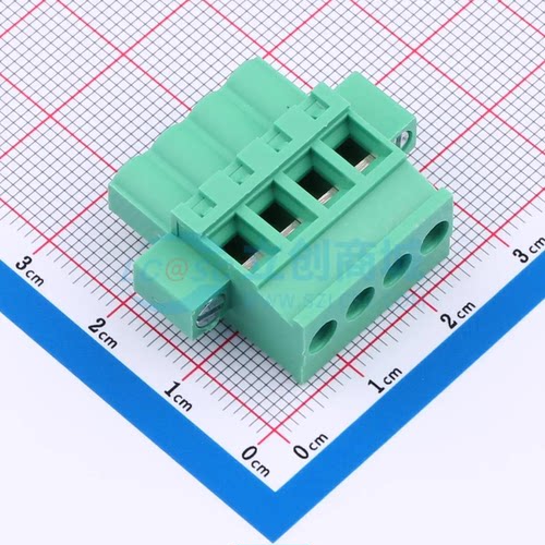 插拔式接线端子MX2EDGKBM-5.08-04P-GN01-Cu-Y-A插件5.08mm