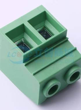 螺钉式接线端子DB137-15.0-2P-GN-P P=15mm 1x2P 直插 绿色