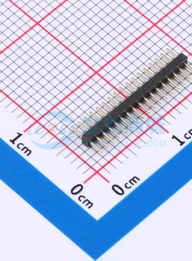 排针 A100N01-0B17P51-H10A20 插件,P=1mm 1x17P 方针 单排 原装