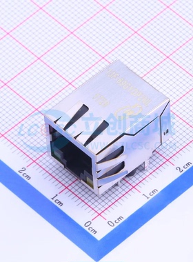 以太网连接器(RJ45 RJ11) 13F-69GYDP2NL插件 带LED