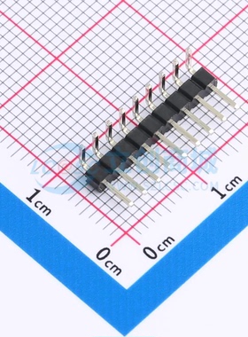 排针 5AKW3-7640-109-W0 弯插,P=2mm 1x9P 方针 原装正品