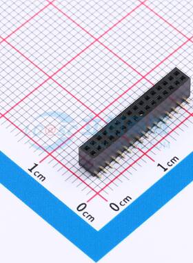 排母 CSEC202-1602A001R1AC SMD,P=1.27mm 2x16P 方孔 电子元器件