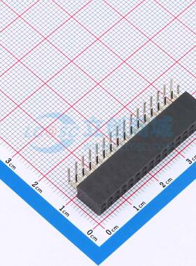 排母 FH2.54-06-16PWS 弯插,P=2.54mm 2x16P 方孔 电子元器件配单