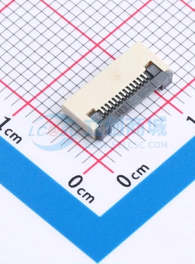 连接器 FPC-0.5FX-13PH20 SMD,P=0.5mm 13P 翻盖式 下接