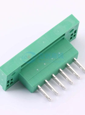 插拔式接线端子MX2CDGM-5.08-06P-GN01-Cu-A P=5.08mm 1x6P 穿墙