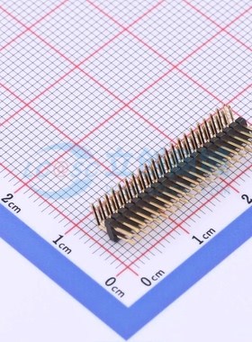 排针 X1321WR-2x21J-C40D18 弯插,P=1.27mm 2x21P 方针 原装正品