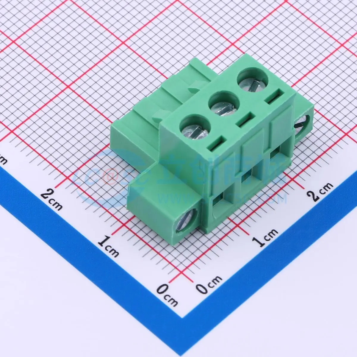 插拔式接线端子MX2EDGKM-5.08-03P-GN01-Cu-Y-A P=5.08mm 1x3P 螺