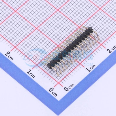 排针 X1311WR-16J-C26D40 弯插,P=1.27mm 1x16P 方针 原装正品