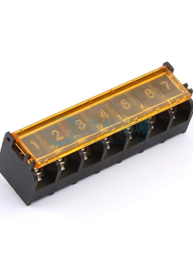 栅栏式接线端子MXHB9500G-9.5-07P-BK01A-Cu-S-A 9.5mm 1x7P 直针