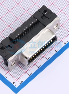 D-Sub/VGA连接器 5553811-1 - 母 面板安装 24P 原装正品