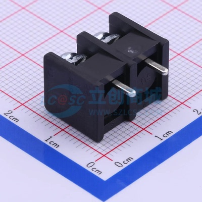 栅栏式接线端子2-1437667-4 插件8.26mm 1x2P 直针