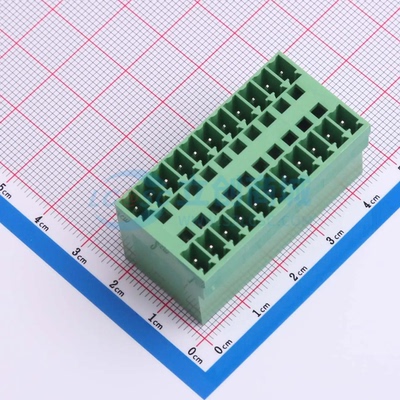 插拔式接线端子JL15EDGRH-38122G01 弯插3.81mm 2x11P 板端/插座-