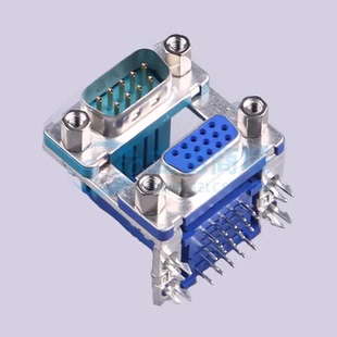 弯插 正 VGA连接器 原装 24P 母；公 H553 DM10193 Sub