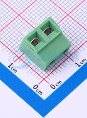 螺钉式接线端子1729018 插件,P=5mm 1x2P 直插 绿色