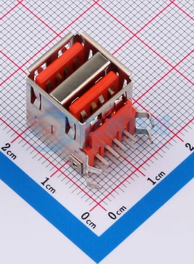 USB连接器 USBR-A-D-F-O-TH 插件 原装正品 元器件配单