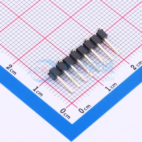 排针 DZ254S-11-08-48 SMD,P=2.54mm(交错脚) 1x8P 方针 原装正品