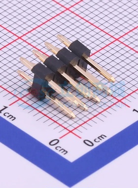 排针 X6521WV-2x04H-C60D30 插件,P=2.54mm 2x4P 方针 原装正品