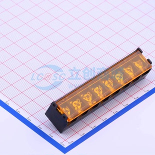 9.5 插件9.5mm 带盖板 直针 栅栏式 1x8P 接线端子HB9500M