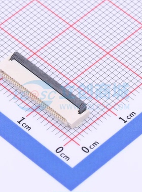连接器 KH-FPC0.5-H2.0SMT-34P-QCHF SMD,P=0.5mm 34P 翻盖式