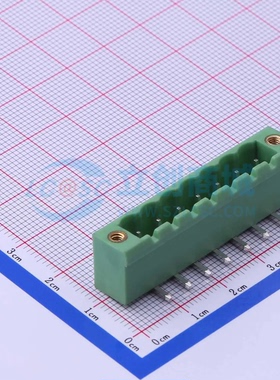 插拔式接线端子DB2ERMF-5.08-7P-GN 弯插5.08mm 1x7P 板端/插座-