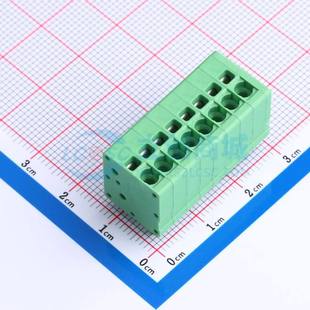 插件 35008G01 P=3.5mm 1x8P 绿色 弹簧式 直插 接线端子JL271V