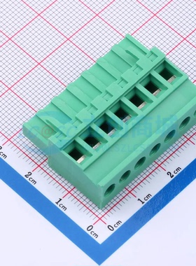 插拔式接线端子MX2EDGKA-5.08-07P-GN01-Cu-Y-A插件5.08mm 1x7P 7