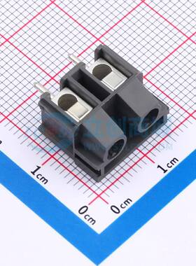 螺钉式接线端子977-T-DS/02 插件,P=7.5mm 1x2P 直插 灰色