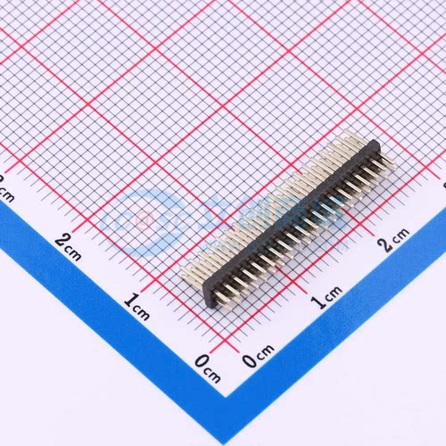 排针 A127M01-0B40P51-H10A39 插件,P=1.27mm 2x20P 方针 双排 原