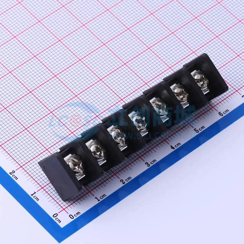 栅栏式接线端子DBT30C-8.25-7P-BK-P 插件8.25mm 1x7P 直针